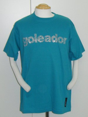 画像1: goleador ラインストーンTシャツ BLU