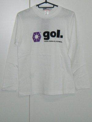 画像1: gol.　BOYS長袖Tシャツ　ホワイト