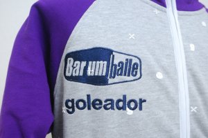 画像4: goleador　モノグラムコンビパーカー　グレー