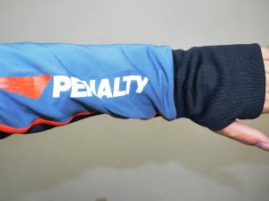 画像5: PENALTY　セミコンプレッションプルオーバー　チャコール×ブラック