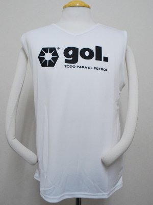 画像1: gol.　ノースリーブインナー　ホワイト