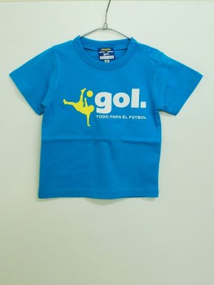 画像1: gol.　キッズオーバーヘッドTシャツ　T.ブルー