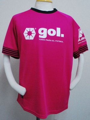 画像1: gol.　プラクティスシャツハーフスリーブ　ピンク