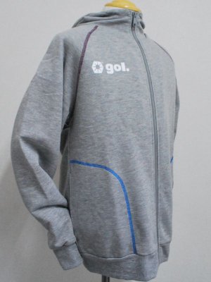 画像4: gol.　スウェットフーデッドパーカー　グレー