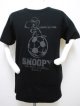 gol. スヌーピーコラボTシャツ　ブラック