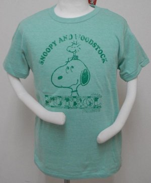 画像1: gol.　別注オリジナルPEANUTS Tシャツ　ミント