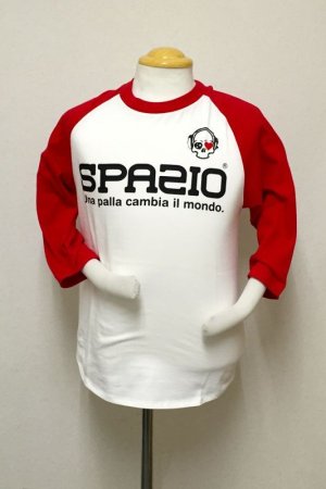 画像1: SPAZIO ハートスカル七分TEE レッド