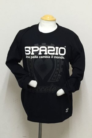 画像1: SPAZIO FOOTBALL×ROCKロングTシャツ ブラック