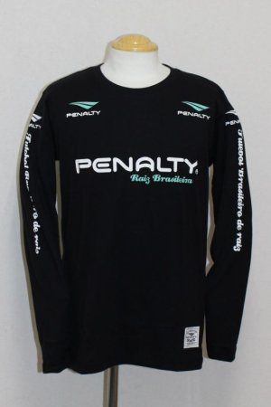 画像1: PENALTY オフィシャルロングTシャツ ブラック