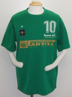 画像1: SPAZIO　PARTITA PE Tシャツ　グリーン