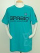 SPAZIO　ハートスカルTシャツ　ブルー