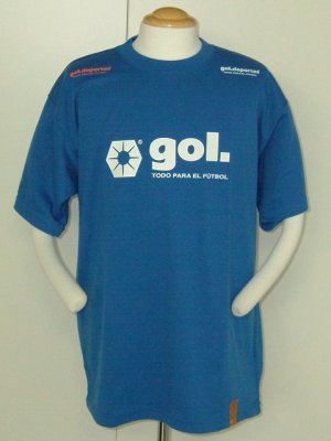 画像1: gol. 機能素材半袖Tシャツ 青