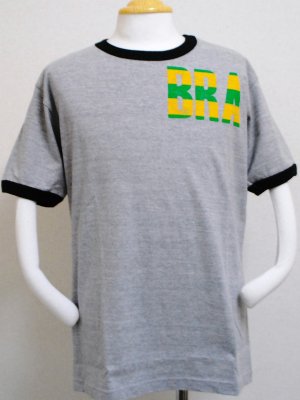 画像1: gol.　BRA半袖Tシャツ　GRY