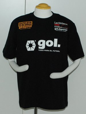 画像1: gol. キャプテン翼半袖Tシャツ ブラック