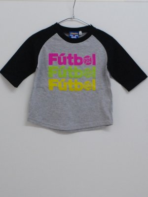 画像1: gol．　TODDLER3/4スリーブラグランTシャツ　ブラック