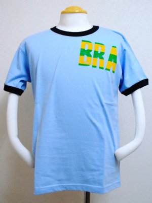 画像1: gol.　BRA半袖Tシャツ　SAX