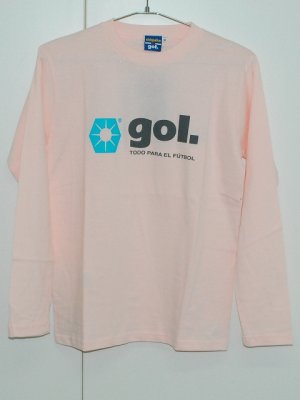 画像1: gol.　chiquito長袖Tシャツ　ピンク