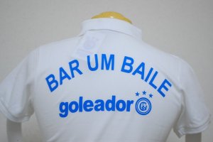 画像5: goleador　鹿の子ロングポロシャツ　ホワイト