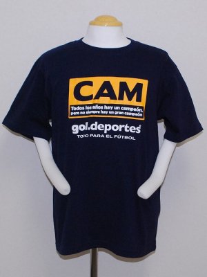 画像1: gol.　“CAM”Tシャツ　ネイビー