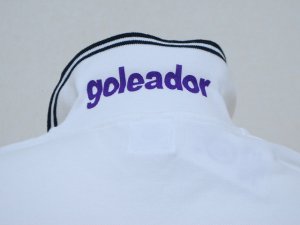 画像4: goleador　鹿の子フロッキープリントポロシャツ　ホワイト