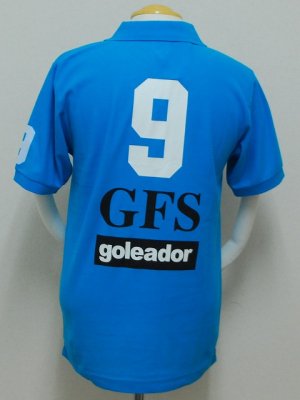 画像2: goleador　鹿の子No.9ポロシャツ　ターコイズ