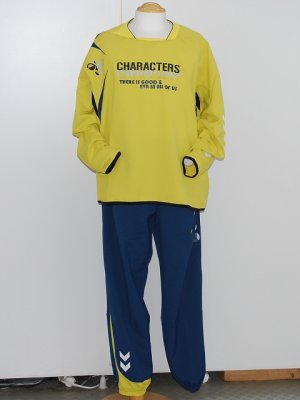 画像1: hummel　CR-Sピステセット　サルファー×ネイビー