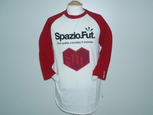 画像1: SPAZIO Acuto 七分Tシャツ　レッド