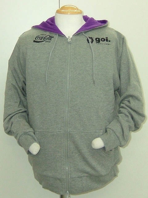 Gol コカコーラコラボリバーシブルパーカー グレー フットサルショップ Player S
