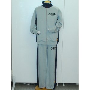 画像: gol.　ZIPスウェット＆パンツ　グレー
