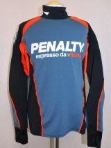 画像: PENALTY　セミコンプレッションプルオーバー　チャコール×ブラック