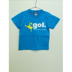 画像: gol.　キッズオーバーヘッドTシャツ　T.ブルー