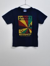 画像: gol.　SNOOPYキッズTシャツ　ネイビー