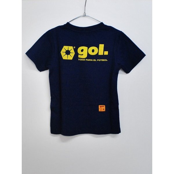 画像2: gol.　SNOOPYキッズTシャツ　ネイビー (2)