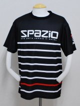 画像: SPAZIO　CONFINE半袖プラクティスシャツ　ブラック