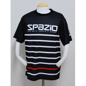 画像: SPAZIO　CONFINE半袖プラクティスシャツ　ブラック