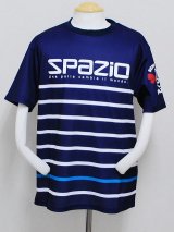 画像: SPAZIO　CONFINE半袖プラクティスシャツ　ネイビー