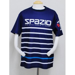 画像: SPAZIO　CONFINE半袖プラクティスシャツ　ネイビー