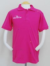 画像: DalPonte　ブラジルカラースターポロシャツ　ピンク