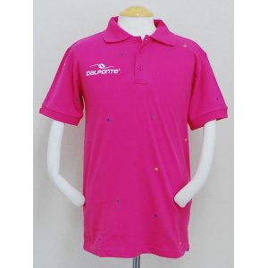 画像: DalPonte　ブラジルカラースターポロシャツ　ピンク