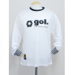 画像1: gol.　プラクティスシャツ　ホワイト (1)