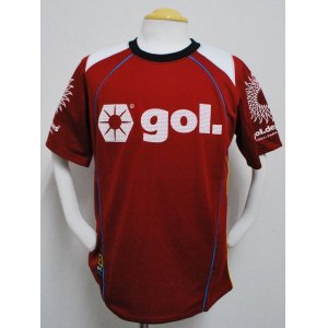 画像: gol.　プラクティスシャツハーフスリーブ　ワイン