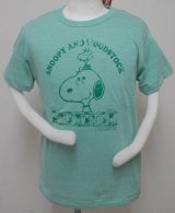 画像: gol.　別注オリジナルPEANUTS Tシャツ　ミント