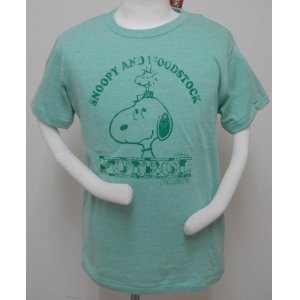 画像: gol.　別注オリジナルPEANUTS Tシャツ　ミント