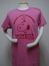 画像: gol.　別注オリジナルPEANUTS Tシャツ　ピンク