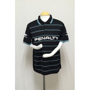 画像: PENALTY ドットポロTシャツ ブラック