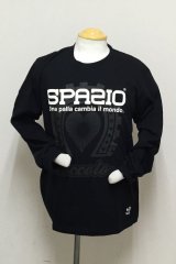 画像: SPAZIO FOOTBALL×ROCKロングTシャツ ブラック