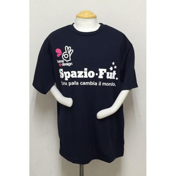 画像1: SPAZIO BENEドライTシャツ ブラック (1)