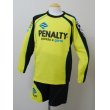 画像1: PENALTY　ウーブンプラスーツ上下セット　イエロー (1)