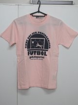 画像: gol．　BOY'S FUTBOL Tシャツ　ピンク