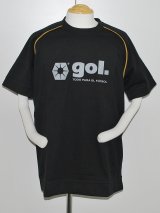 画像: gol．　Wフェイス半袖Tシャツ　ブラック